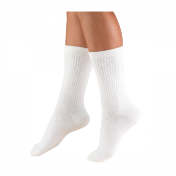High School Socks - Classic White