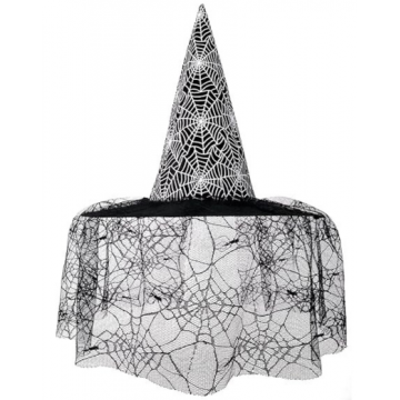 Spider Web Witch Hat w Veil