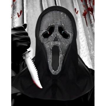 Rhinestone Scream Mask