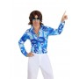 Blue Hippie Disco Shirt