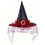 Witch Hat w Red Veil