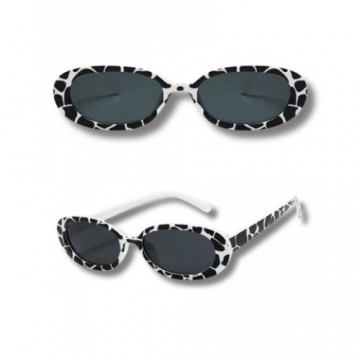 RETRO OVAL SUNGLASSES - COW
