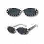 RETRO OVAL SUNGLASSES - COW