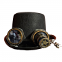 Steampunk Top Hat with Cogsmith Goggles