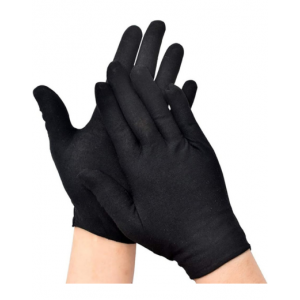 Gloves Short Cotton - Black