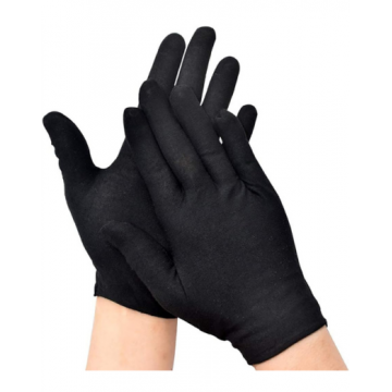 Gloves Short Cotton - Black