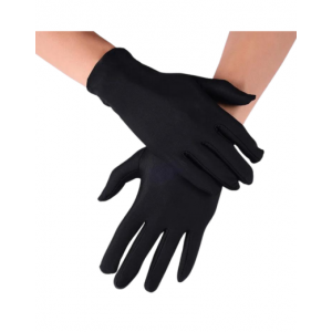 Gloves Short Lycra - Black