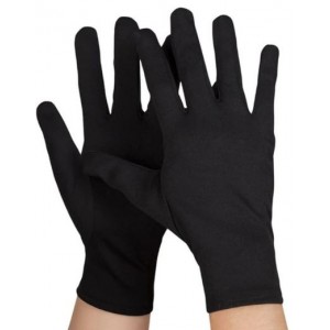 Gloves Short Polyester - Black