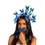 Butterfly Enchanted Garden LED Headpiece - Blue