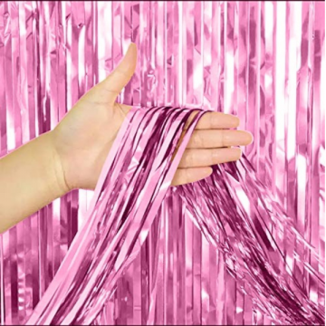 Foil Curtain - Pink