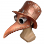 Steampunk Plague Mask with Hat - Gold