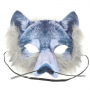 Half Mask - Fur Wolf