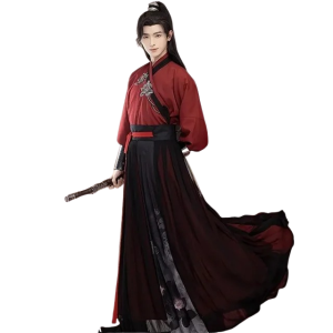 Han Dynasty Ancient Hanfu - Red