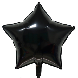 Balloon - Foil Star Black