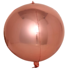Balloon - Foil 4D Round - Rose Gold