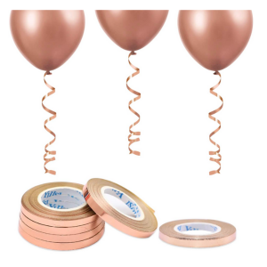 Ribbon String Balloon (10m) - Rose Gold