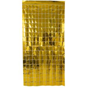Foil Curtain Square - Gold