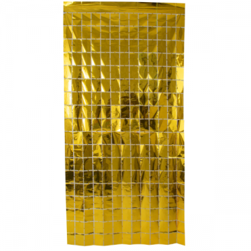Foil Curtain Square - Gold