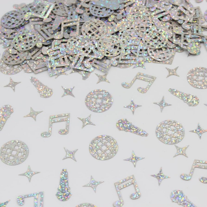 Confetti Disco Party Table - Silver