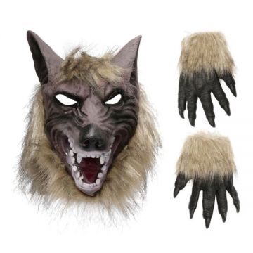 Latex Mask Wolf Set