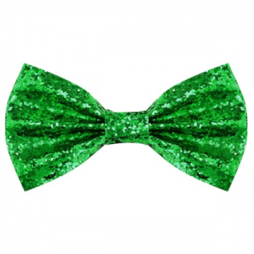 Glitter Bow Tie - Green