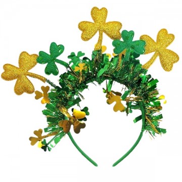 St Patricks Day Headband - Lucky Shamrock