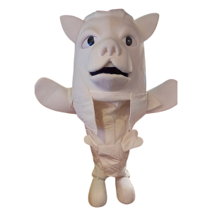 Merlion Mascot - White