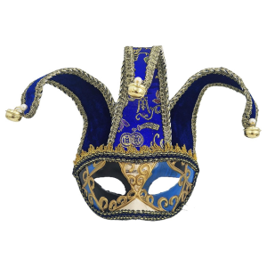 Venetian Jester with Bell Masquerade Eyemask