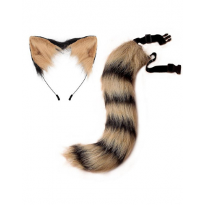 Animal Set - Fox Set Khaki/ Black