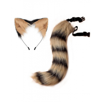 Animal Set - Fox Set Khaki/ Black