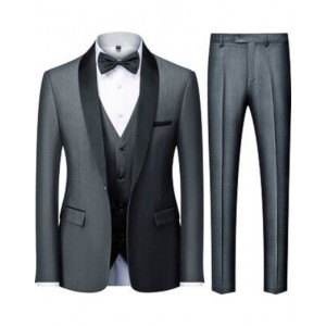 Formal Suit - Grey/Black