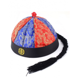 Shanghai Hat - Blue/Red