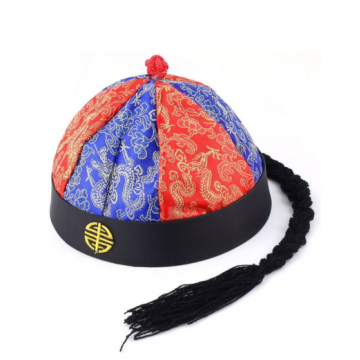 Shanghai Hat - Blue/Red