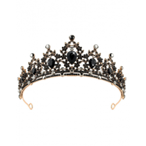 Rhinestone Tiara - G. Black Diamond