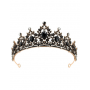 Rhinestone Tiara - G. Black Diamond