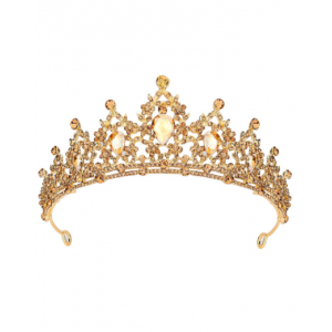 Rhinestone Tiara - G.Gold Diamond
