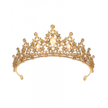 Rhinestone Tiara - G.Gold Diamond