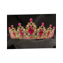 Rhinestone Tiara - G. Magenta Diamond