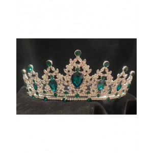 Rhinestone Tiara - S. Green Diamond