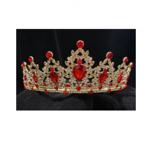 Rhinestone Tiara - G.Red Diamond