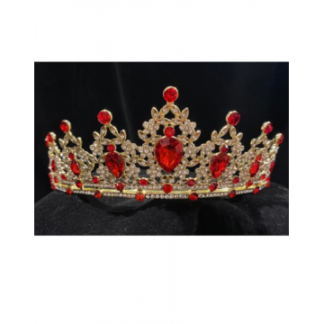 Rhinestone Tiara - G.Red Diamond