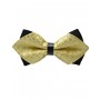 Bow tie Yellow & Black Checkered Diamond Tip
