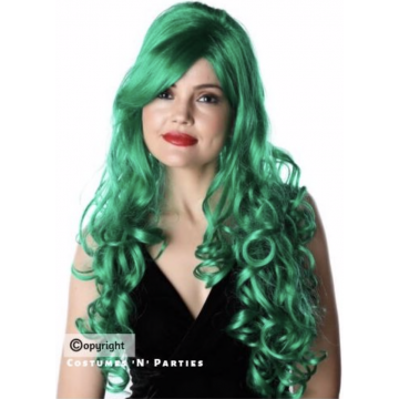 Wavy O' Curl Wig - Green