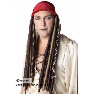 Pirate Buccaneer Dreadlocks wig