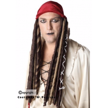Pirate Buccaneer Dreadlocks wig