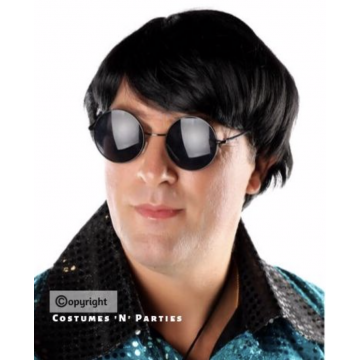 Mod short black wig