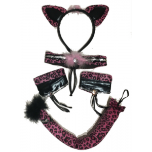Animal Set - Pink Leopard 5 Piece Kit