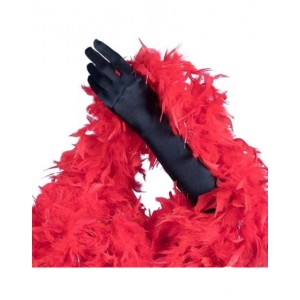 Feather Boa Tinsel - Red