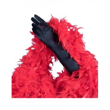 Feather Boa Tinsel - Red