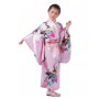 Girl Kimono Pink Peacock